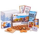 Holland Puzzelplezier – Hollands cadeaupakket met puzzel & lekkernijen