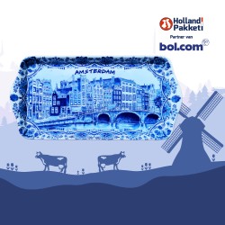 Holland cadeaupakket XXL nr 5 met 2 talig Holland boek | Hollandse cadeautjes | Pakket met diverse Hollandse lekkernijen 