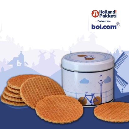 Cadeaupakket -  Holland nr 1 - Pakket met diverse Hollandse lekkernijen en cadeautjes