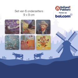 Van Gogh Holland  Pakket 7 - Geschenkset vrouwen en mannen - cadeau - cadeaupakket - cadeauset - gifset - Hollandse cadeautjes 