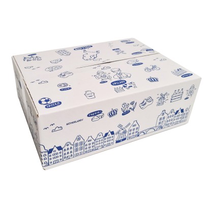 Cadeaupakket -  Holland nr 18 - Pakket met boek "Kookboek van Nederlands Indië" en diverse Hollandse lekkernijen 