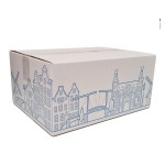 Holland Pakket 3 - Cadeaupakket - Kerstpakket - Geschenkpakket - Pakket met Amsterdam Grachtenhuis Puzzel en diverse Hollandse lekkernijen en cadeautjes