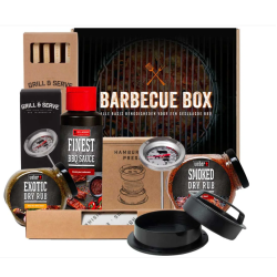 Barbecue Box met Weber items | Barbecue cadeaupakket | Hamburger pakket | Hamburger cadeaupakket | BBQ Cadeaubox 
