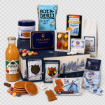 Dutch Moment Classic Kerstpakket  - Hollands Cadeaupakket - 13 Artikelen - Hollandse Lekkernijen