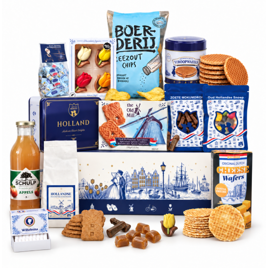 Dutch Moment Classic Kerstpakket  - Hollands Cadeaupakket  - Hollandse Lekkernijen